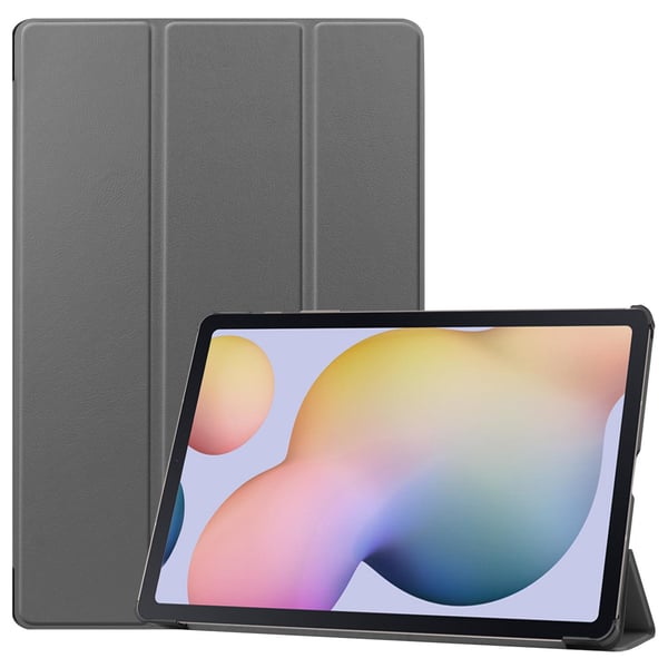 Samsung Galaxy Tab S7 Plus / FE / Lite Tri-fold etui PU læder / PC grå