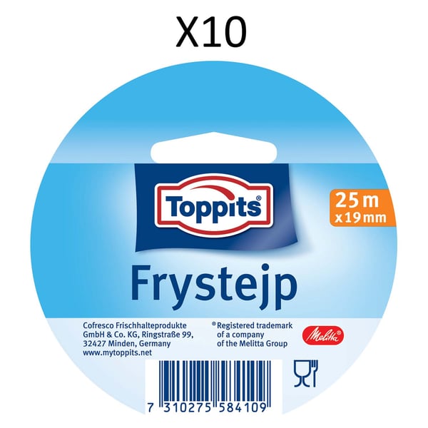Fryseteip (Merk 10 stk. DFP)