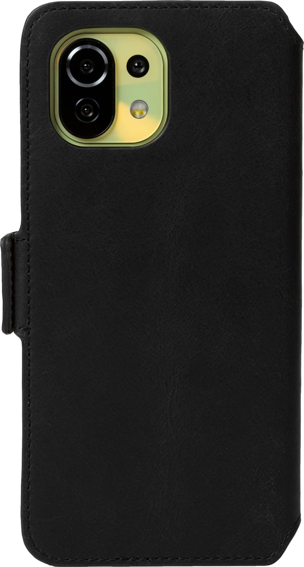 Xiaomi Mi11 Lite PhoneWallet nahkainen, musta