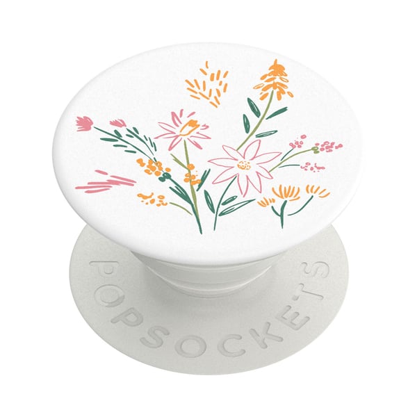 Wild Blooms  Avtagbar Grip med Stativfunksjon