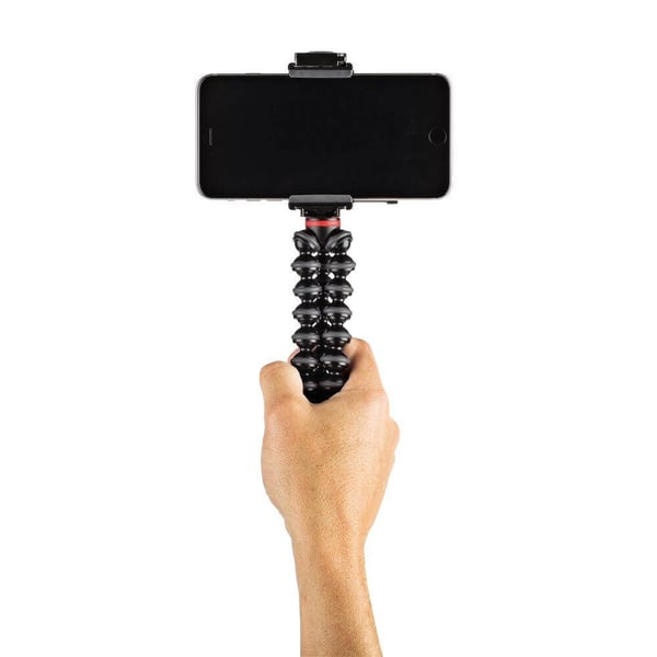 Jalusta Puhelimelle Grip Tight Action Musta/Harmaa