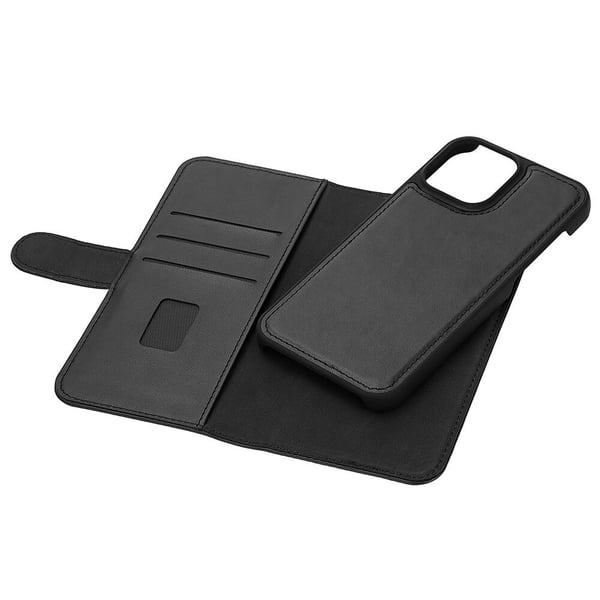 Lommebokdeksel 2-i-1 Svart - iPhone 13 Pro Max
