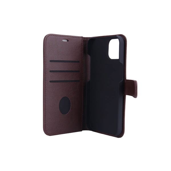 Strålingsbeskyttende Mobiletui  iPhone 13 Flipcover Brun RFID