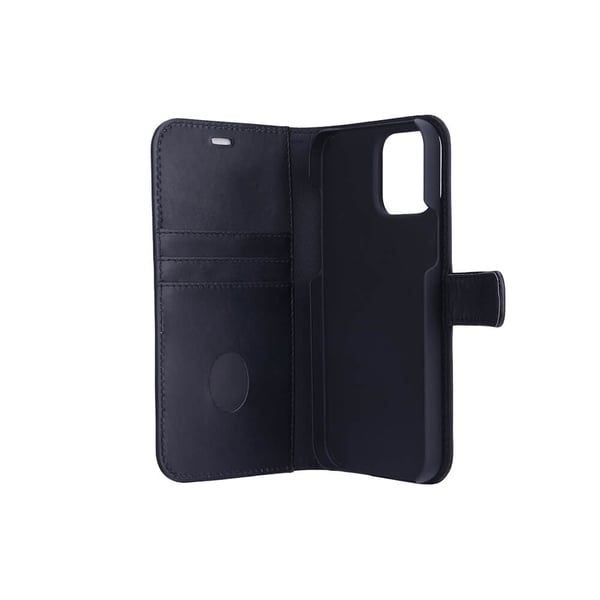 2in1 Anti Radiation RFID 3 card iPhone 13 Pro Max Black Leather