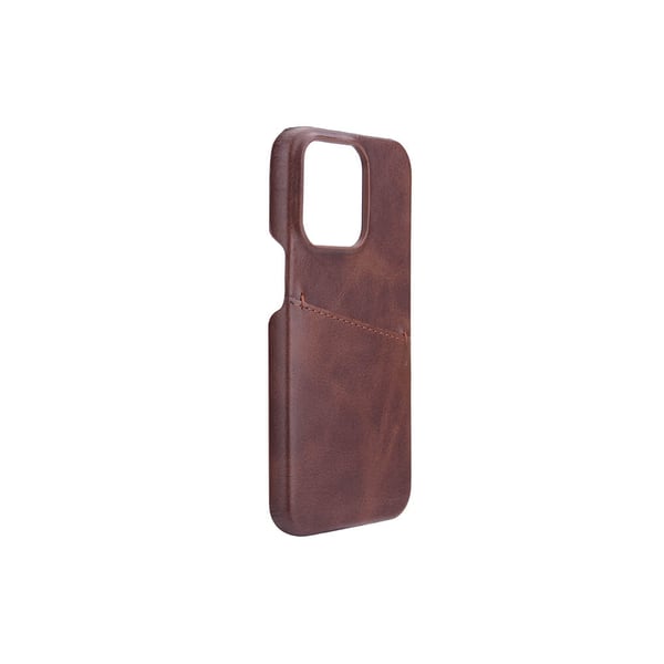 Mobilcover med Kortrum iPhone 13 Pro Brun