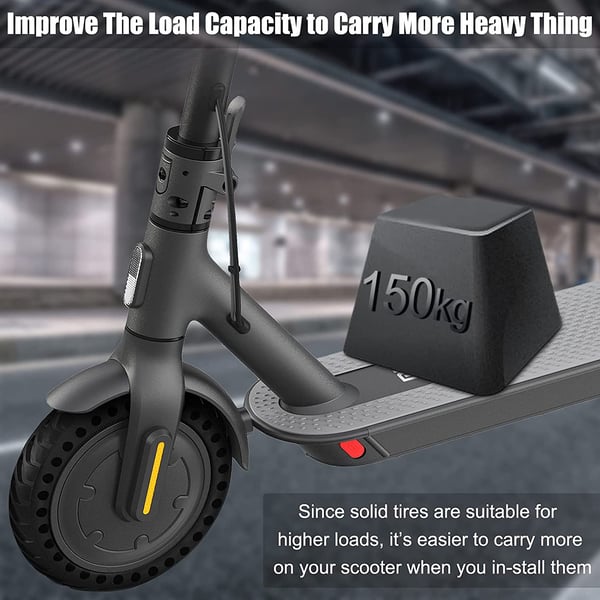 Punkteringssikre dekk til Xiaomi elektrisk scooter, 2-pakning