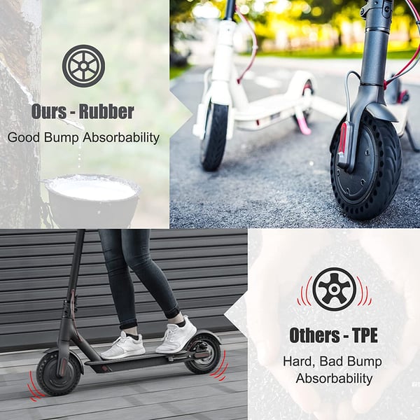 Punkteringssikre dekk til Xiaomi elektrisk scooter, 2-pakning