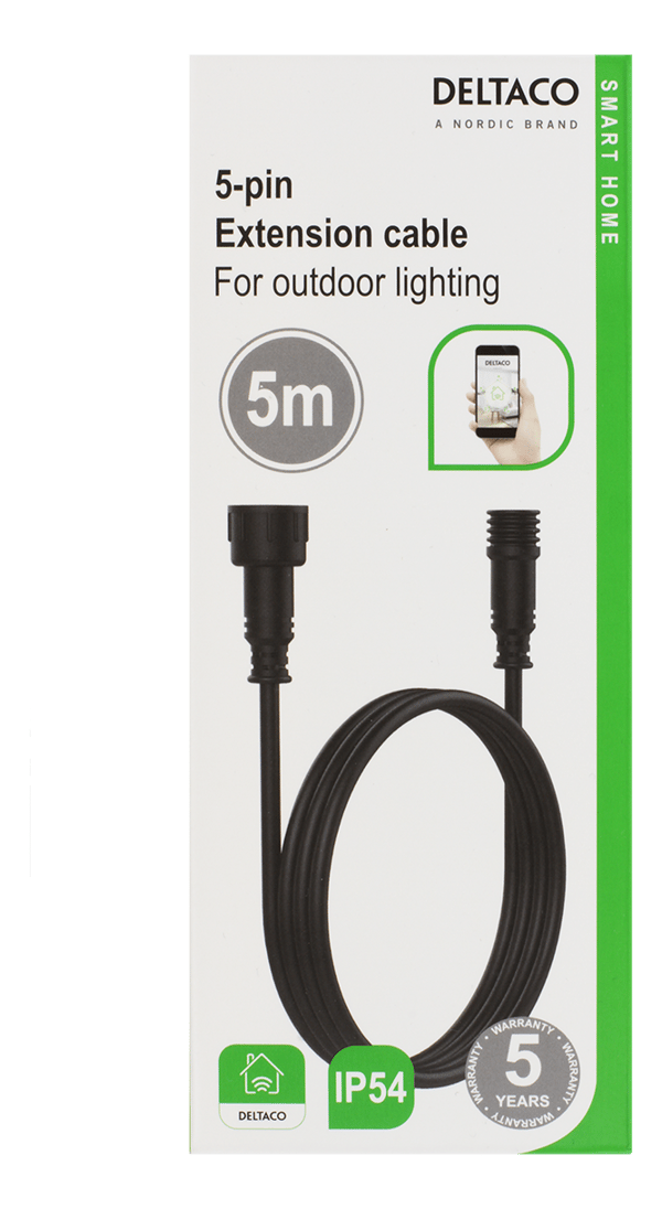 Outdoor lightning cable extension garden light decklight 5m