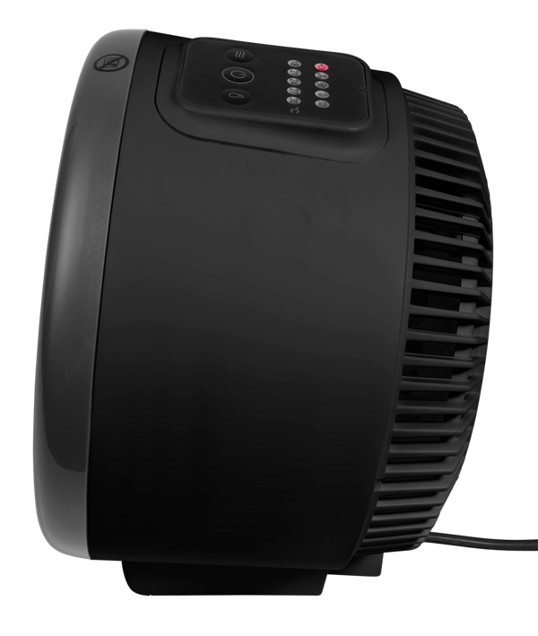 Fan Heater, heating and cooling,2000W, black
