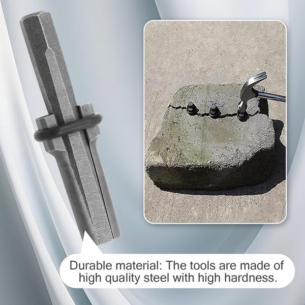 Steinkile for steinkløyving 18 mm 5-pak