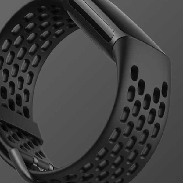 Sportsreim til Fitbit Charge 5 i sort silikon