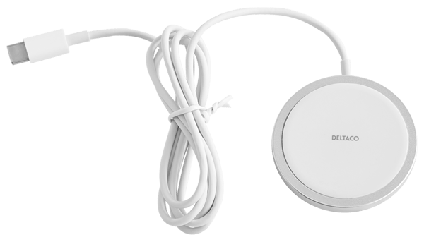 Magnetic wireless charger, iPhone 13/14/15/16, USB-C, wh/si