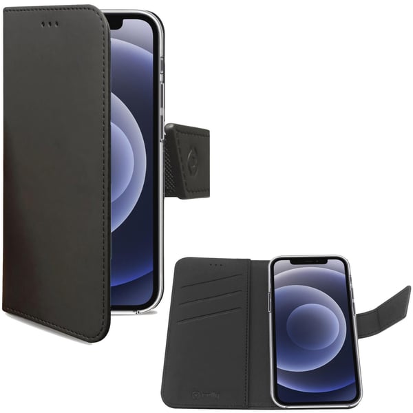 Lommebokdeksel til iPhone 13 Pro, svart