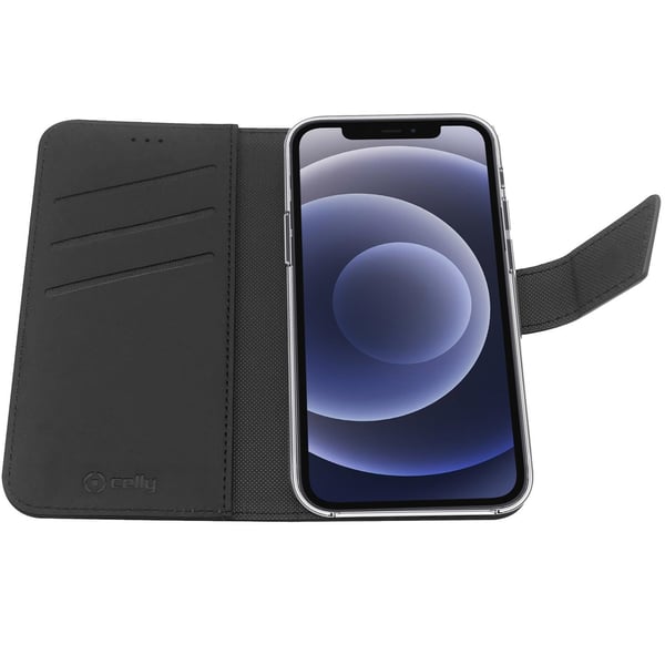 Lommebokdeksel til iPhone 13 Pro, svart
