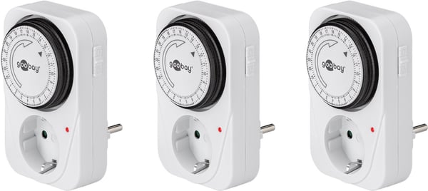 3 stk; Mekanisk timer