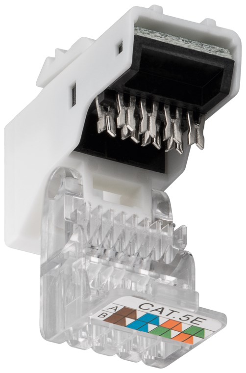 Keystone-moduuli RJ45 CAT 5e, UTP, 100 MHz