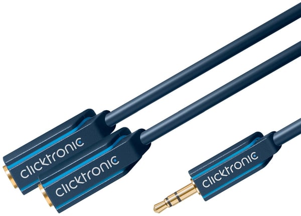 3,5 mm AUX-adapterkabel, stereo