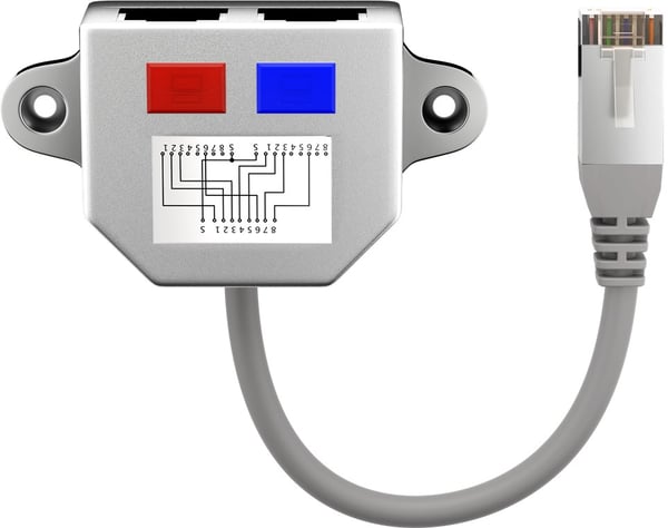 LAN-kabelfordeler (nettverkskobler), Y-adapter
