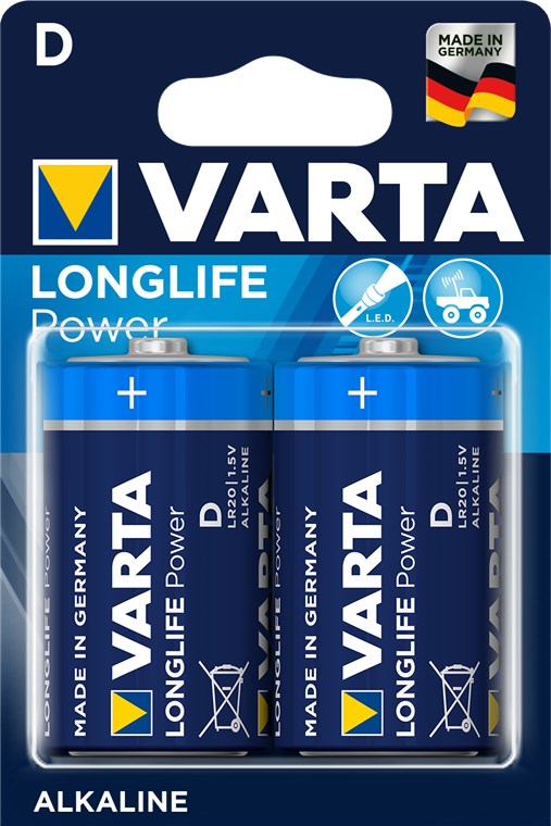 LR20/D (Mono) (4920) batteri, 2 stk. i blisterpakninger