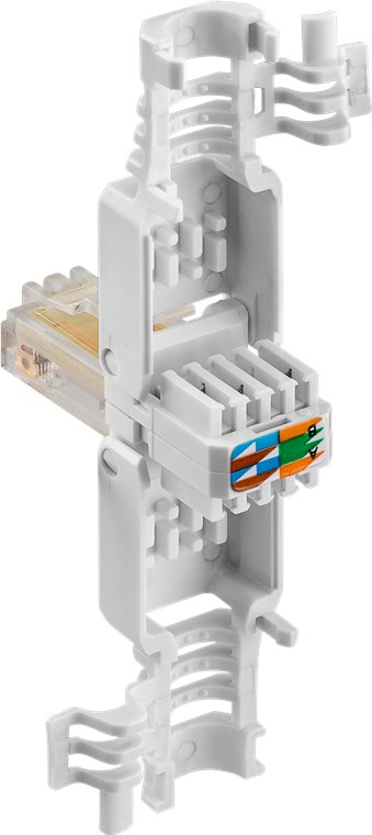 Verktøyfri RJ45-kontakt CAT 5e UTP uskjermet