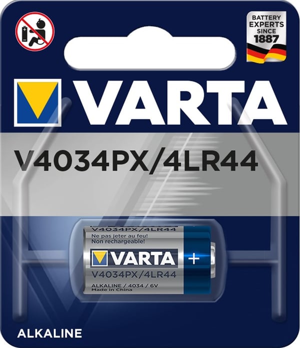 4LR44 (4034) batteri, 1 stk. i blisterpakninger