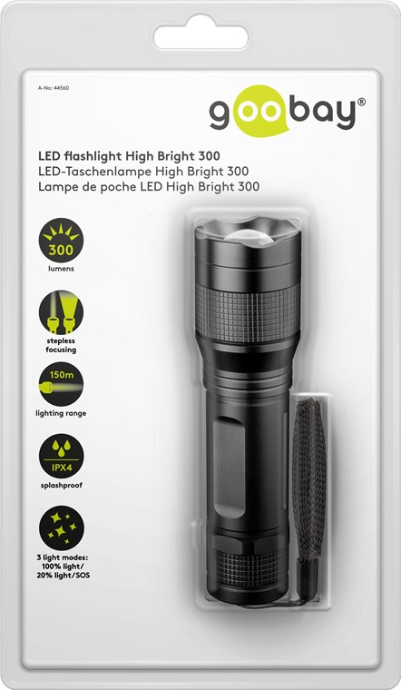 LED-lommelykt High Bright 300