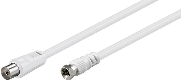 SAT/antenn-adapterkabel (<70 dB), dubbelskärmad