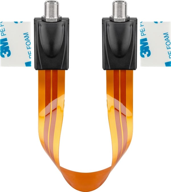 SAT-ikkunan läpivienti, erittäin litteä (0,3 mm)