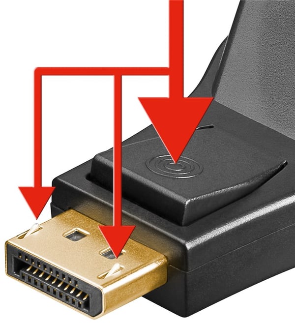 DisplayPort/DVI-D-sovitin 1.1, kullattu