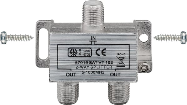 Terrestrisk splitter, 2 utgångar