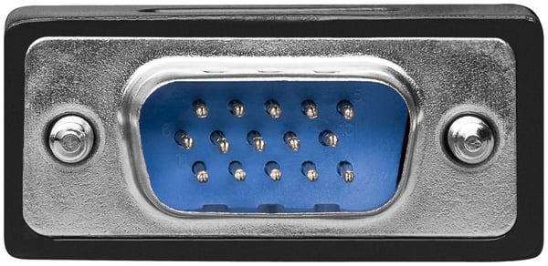 Analoginen DVI/VGA-sovitin, nikkelöity