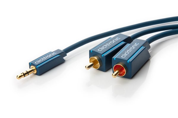 3,5 mm AUX till RCA-adapterkabel, stereo