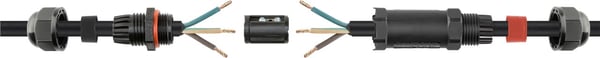Kabelanslutning 10 cm IP68