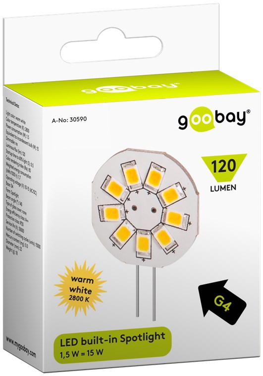 LED-lampe, 1,5 W