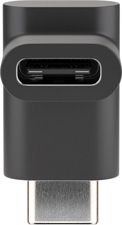 USB-Câ„¢-USB-Câ„¢-sovitin, 90°, musta