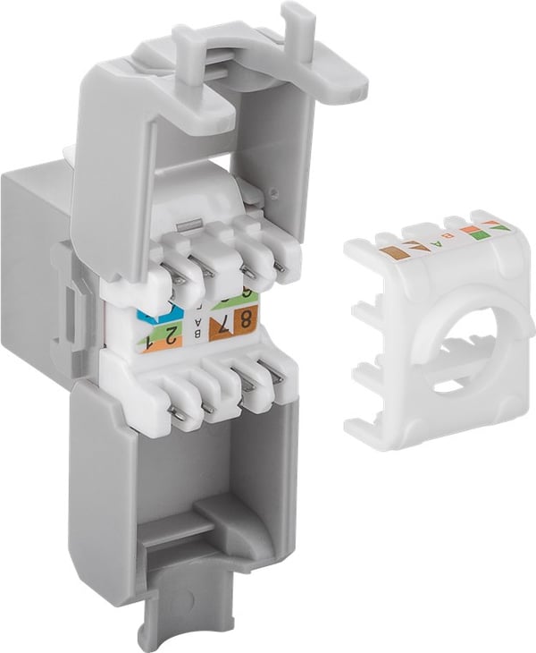 Keystone-moduuli RJ45 CAT 6A, UTP
