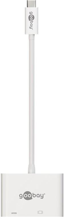 USB-C™-adapter til VGA, PD, hvid