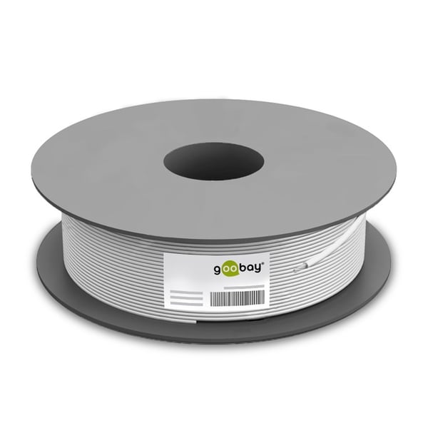 CAT 6 netværkskabel, U/UTP, hvid