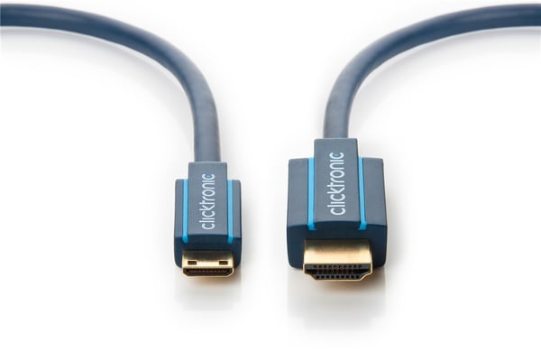Mini-HDMI™-adapterkabel med ethernet
