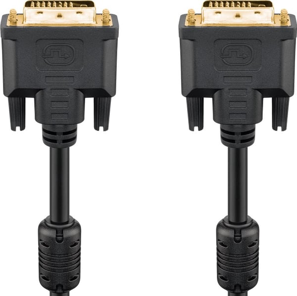 DVI-D Full HD -kaapeli Dual Link, kullattu