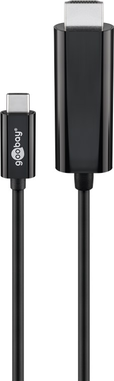 USB-C™ til HDMI-adapterkabel 4k @ 60 Hz, 1,80 m, svart