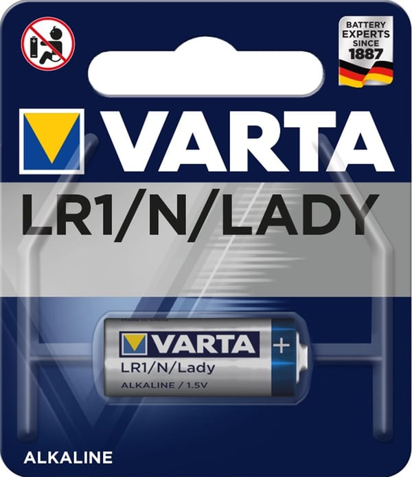 LR1/N (Lady) (4901) batteri, 1 stk. i blisterpakninger