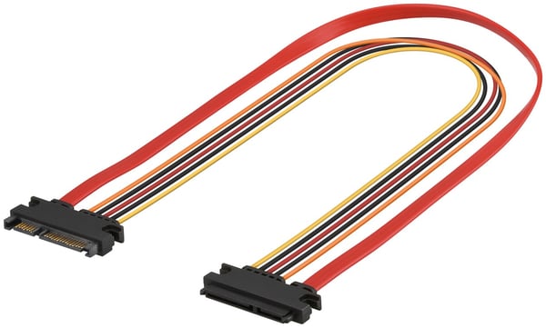 PC SATA data- og strømforlengelseskabel