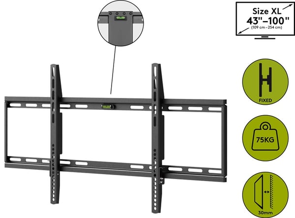 TV-väggfäste FIXED (XL)