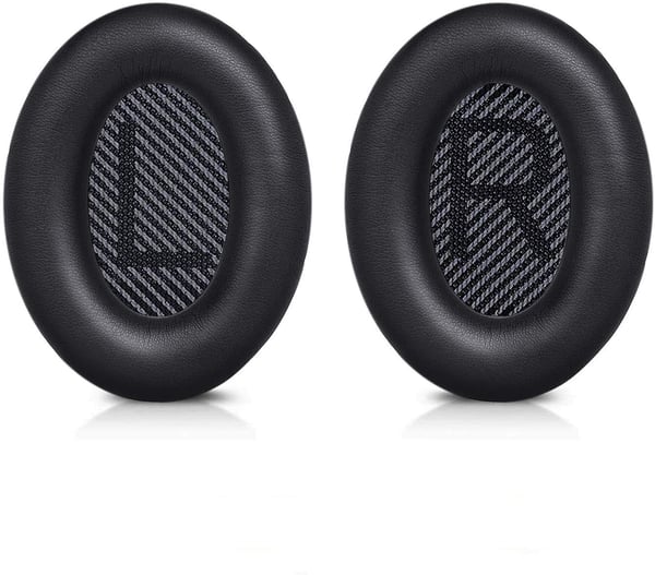 Öronkuddar för Bose QC35 I/II, QC25, QC15, QC 2 AE 2, AE 2i, AE 2w, SoundTrue, SoundLink Black