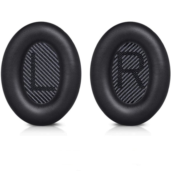 Öronkuddar för Bose QC35 I/II, QC25, QC15, QC 2 AE 2, AE 2i, AE 2w, SoundTrue, SoundLink Black