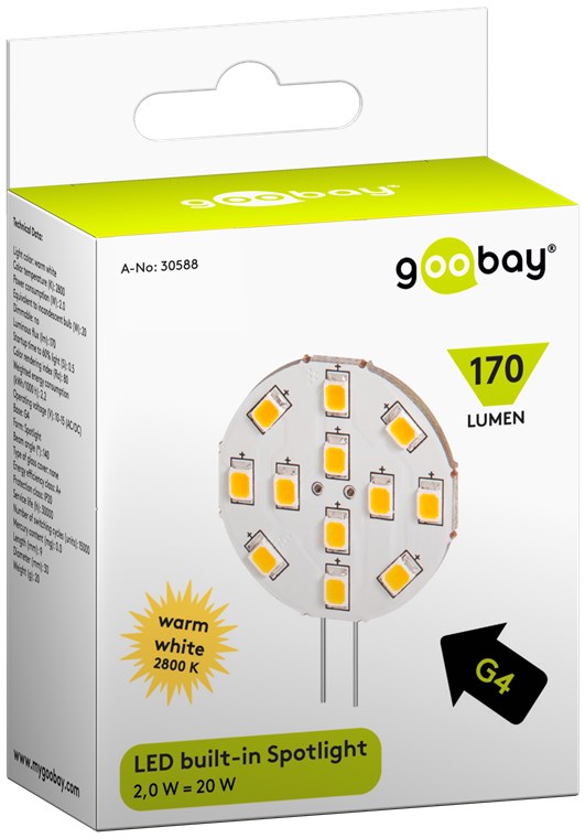 LED-strålkastare, 2 W