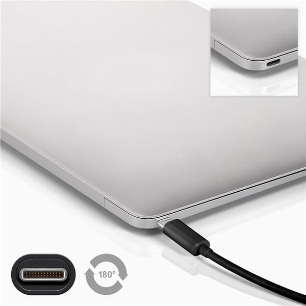 USB-C ™ till Micro-B-kabel, 1 m, svart