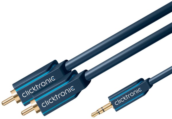3,5 mm AUX till RCA-adapterkabel, stereo