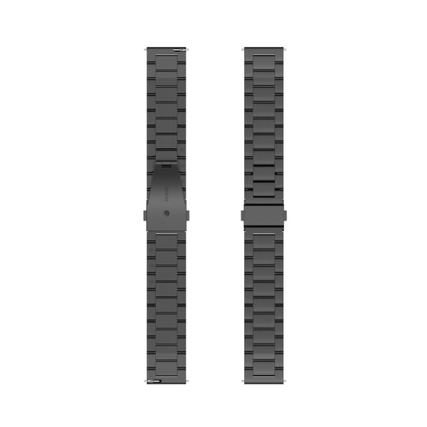 Urrem 22 mm Huawei Watch GT / Magic / TicWatch Pro rustfrit stål Black